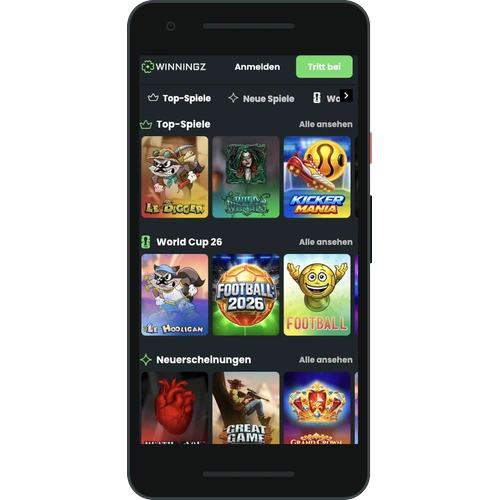 Winningz kasino apk